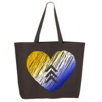 Support Down Syndrome Heart 25L Jumbo Tote