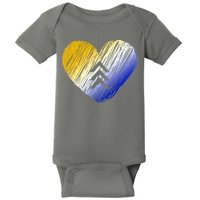 Support Down Syndrome Heart Baby Bodysuit