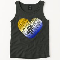 Support Down Syndrome Heart Tank Top