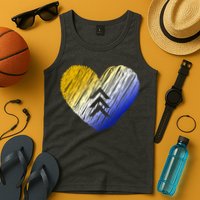 Support Down Syndrome Heart Tank Top