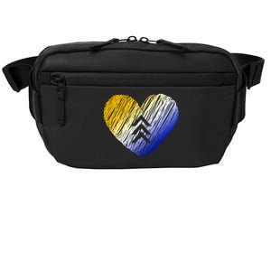 Support Down Syndrome Heart Crossbody Pack