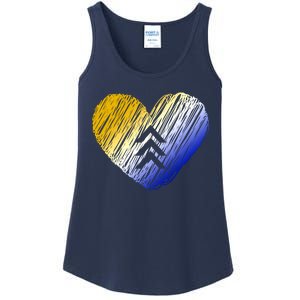 Support Down Syndrome Heart Ladies Essential Tank