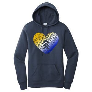 Support Down Syndrome Heart Women's Pullover Hoodie