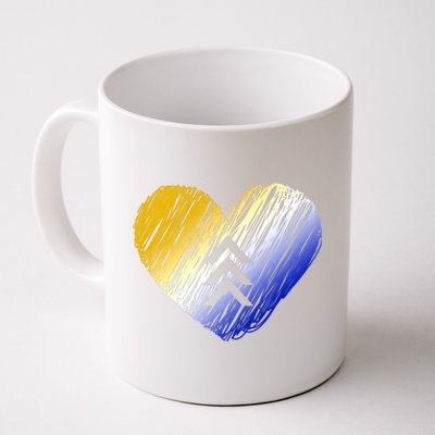 Support Down Syndrome Heart Coffee Mug