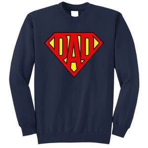 Super Dad Superhero Fathers Day Birthday Christmas Gift Tall Sweatshirt