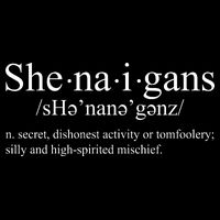 Shenanigans Definition St Patricks Day Funny Impact Tech Backpack