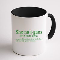 Shenanigans Definition St Patricks Day Funny Mug