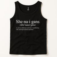Shenanigans Definition St Patricks Day Funny Tank Top