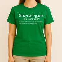 Shenanigans Definition St Patricks Day Funny T-Shirt