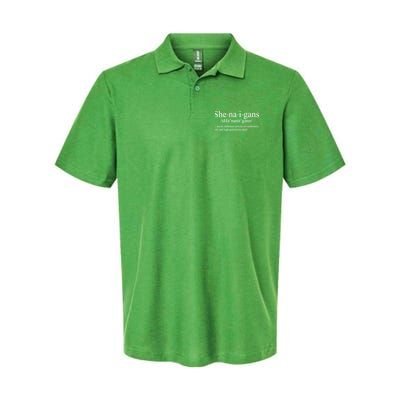 Shenanigans Definition St Patricks Day Funny Polo