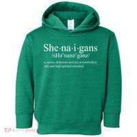 Shenanigans Definition St Patricks Day Funny Toddler Hoodie