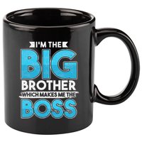 Sibling Day Schwester Bruder Ich Bin Der Große Boss 11oz C Handle Ceramic Mug