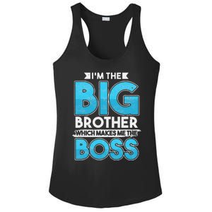 Sibling Day Schwester Bruder Ich Bin Der Große Boss Ladies PosiCharge Competitor Racerback Tank