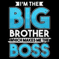 Sibling Day Schwester Bruder Ich Bin Der Große Boss Youth Performance Sprint T-Shirt