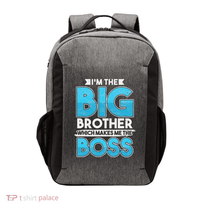 Sibling Day Schwester Bruder Ich Bin Der Große Boss Vector Backpack