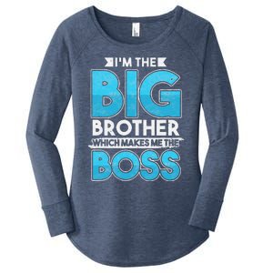 Sibling Day Schwester Bruder Ich Bin Der Große Boss Women's Perfect Tri Tunic Long Sleeve Shirt