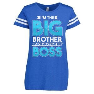 Sibling Day Schwester Bruder Ich Bin Der Große Boss Enza Ladies Jersey Football T-Shirt