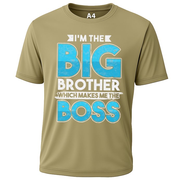 Sibling Day Schwester Bruder Ich Bin Der Große Boss Cooling Performance Crew T-Shirt