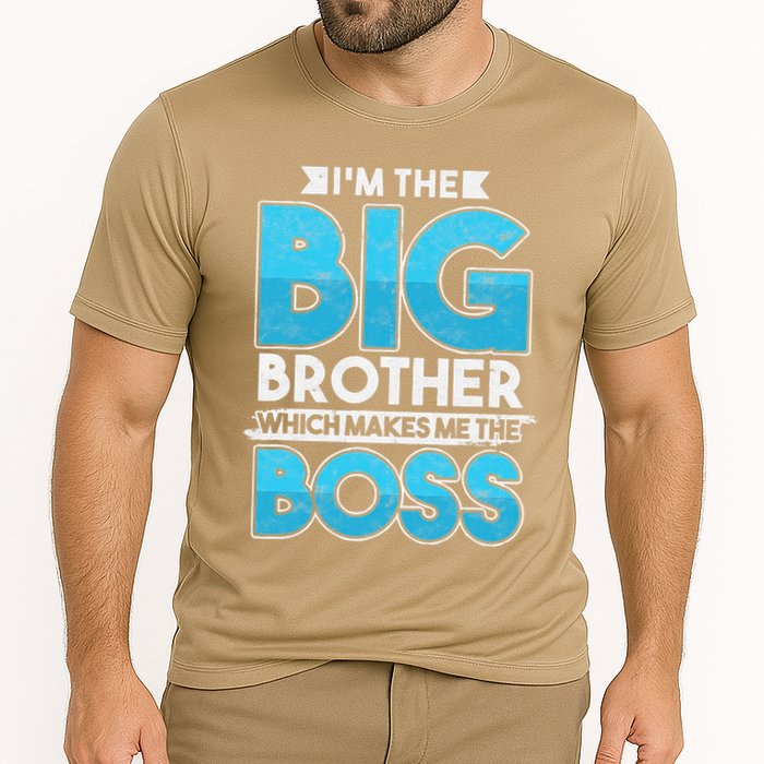 Sibling Day Schwester Bruder Ich Bin Der Große Boss Cooling Performance Crew T-Shirt
