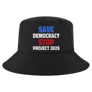 Save Democracy Stop Project 2025 Presidential Election Design Cool Comfort Performance Bucket Hat