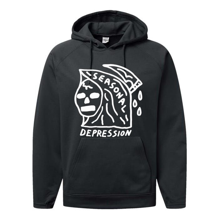 Seasonal Depression Performance Fleece Hoodie