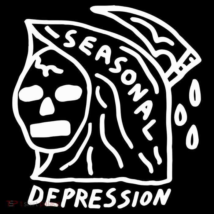 Seasonal Depression Drawstring Bag