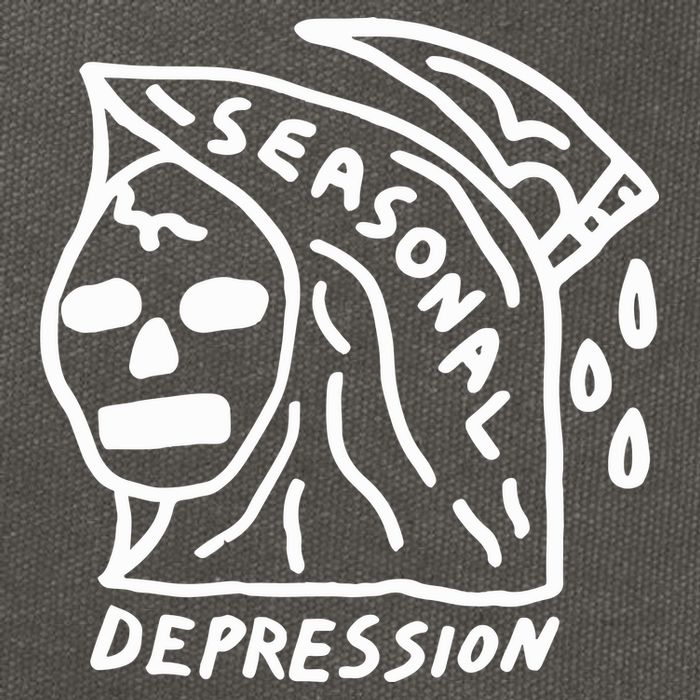 Seasonal Depression Cotton Canvas Backpack