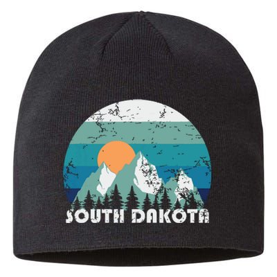 South Dakota State Retro Vintage Sustainable Beanie