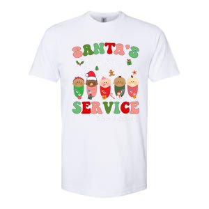 SantaS Delivery Service Christmas Labor Delivery Nurse L And D Cool Gift Softstyle CVC T-Shirt