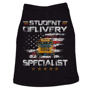 Student Delivery Specialist Funny School Bus Driver Doggie Tank