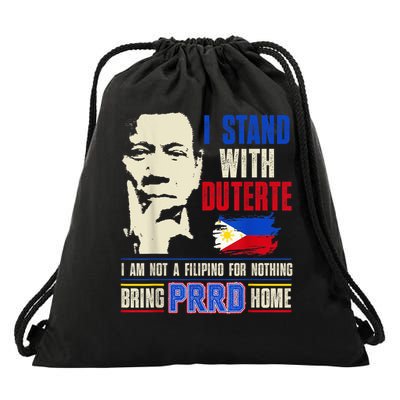 Support Duterte – Stand With Duterte Against ICC Charges Drawstring Bag