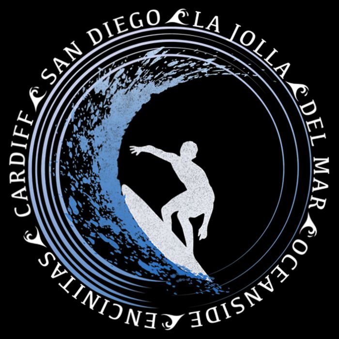 San Diego Surf Shirt / San Diego Beach Gift Impact Tech Backpack