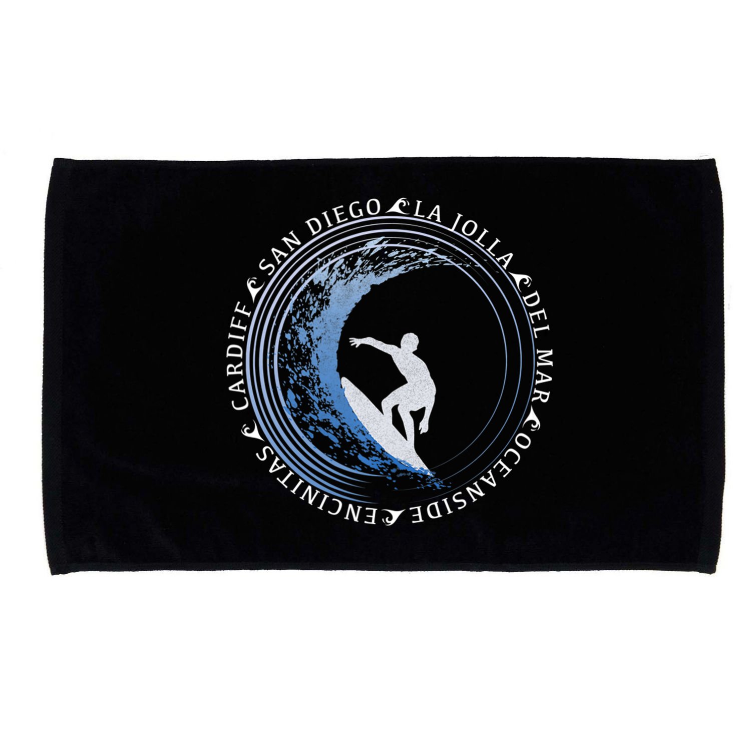 San Diego Surf Shirt / San Diego Beach Gift Microfiber Hand Towel