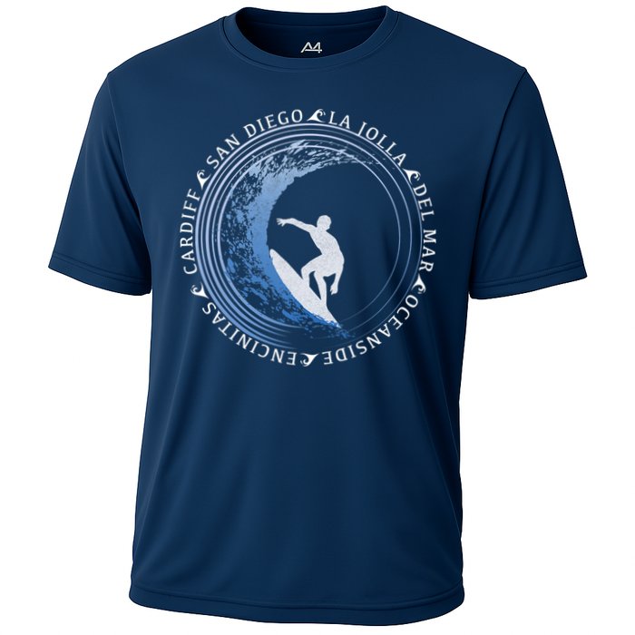 San Diego Surf Shirt / San Diego Beach Gift Performance Shirt