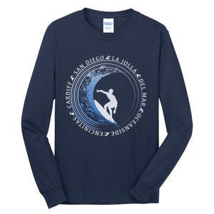 San Diego Surf Shirt / San Diego Beach Gift Tall Long Sleeve T-Shirt