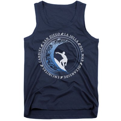 San Diego Surf Shirt / San Diego Beach Gift Tank Top