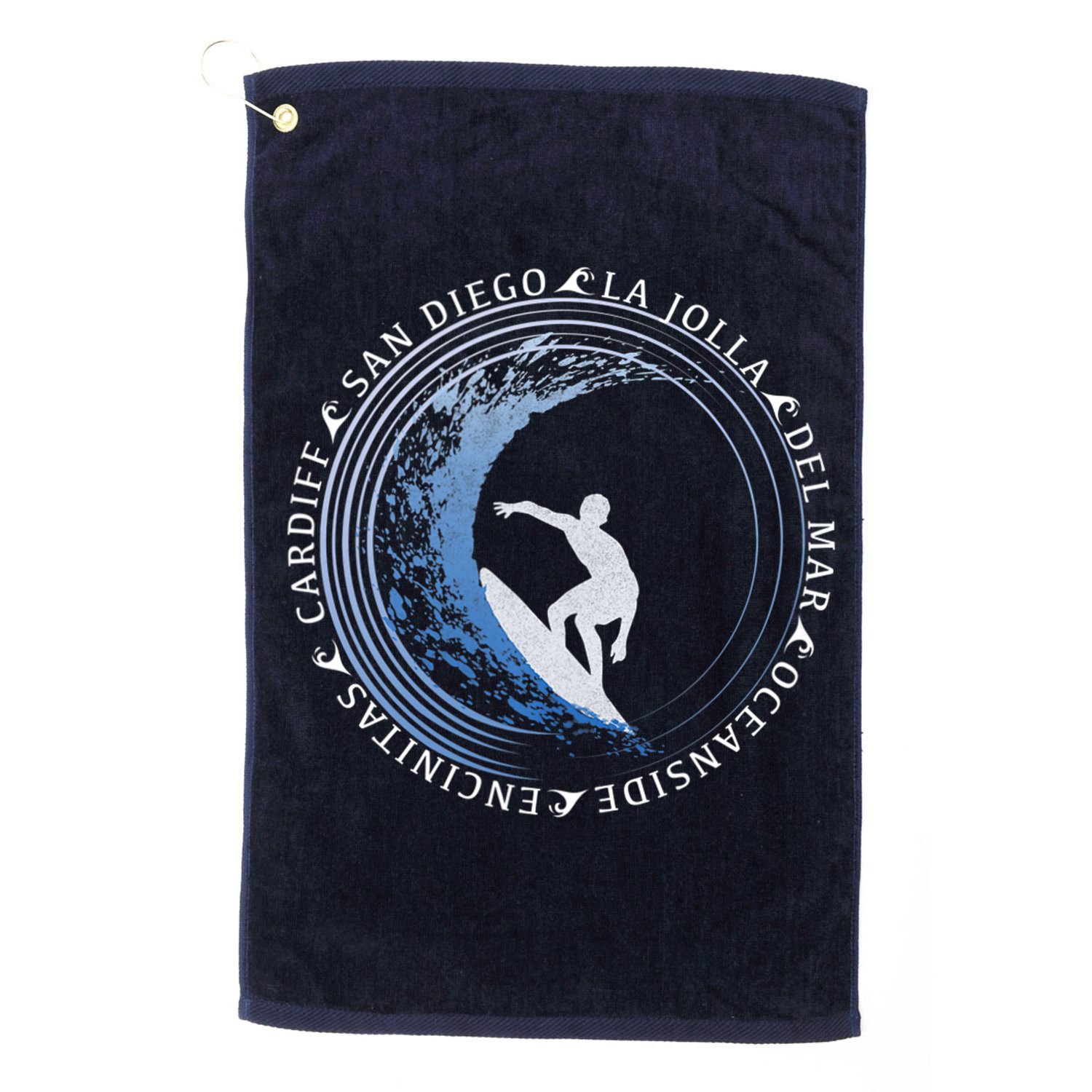 San Diego Surf Shirt / San Diego Beach Gift Golf Towel