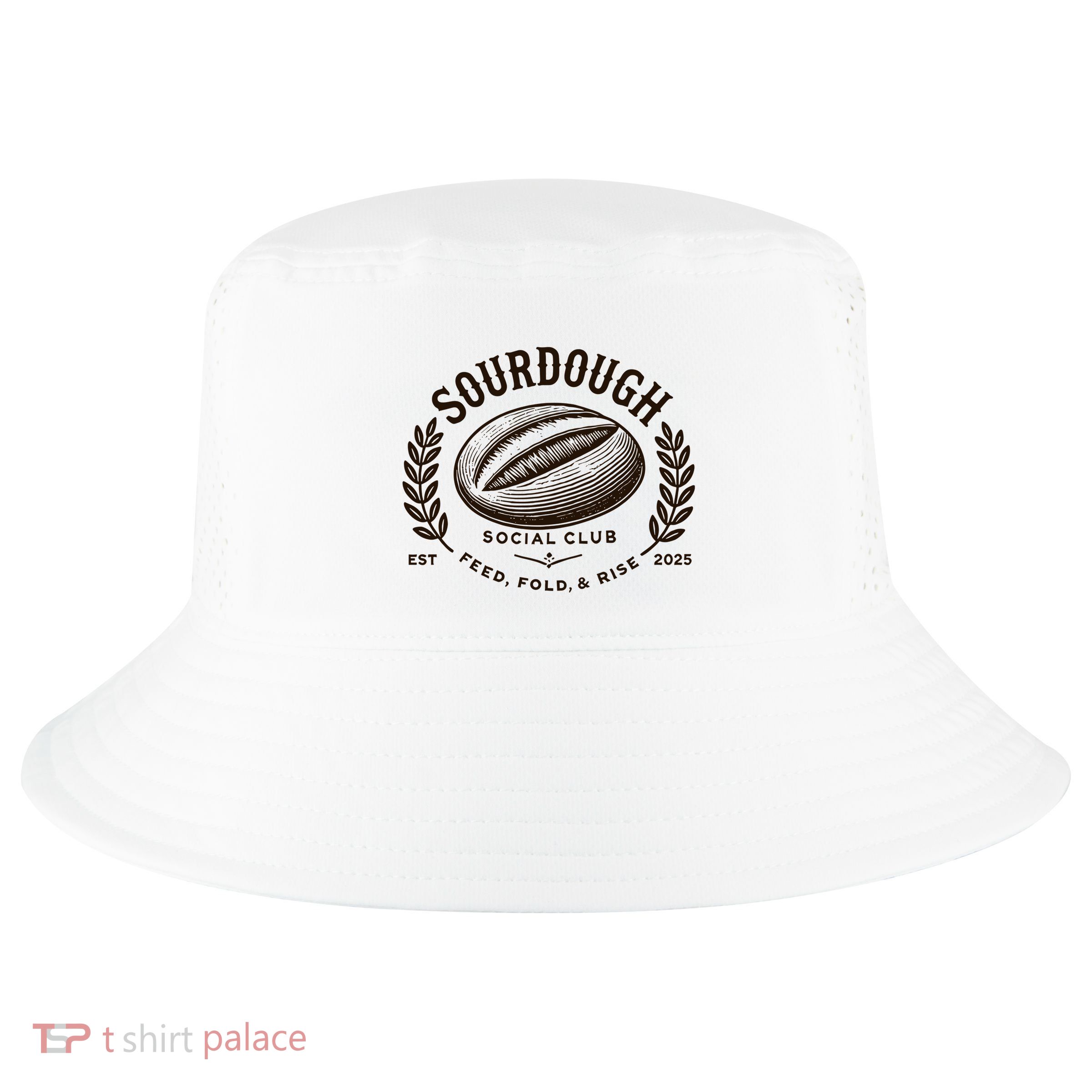 Sour Dough Social Club 2025 Feed Fold Rise Cool Comfort Performance Bucket Hat