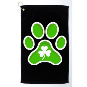 Shamrock Dog St. Patrick's Day Platinum Collection Golf Towel