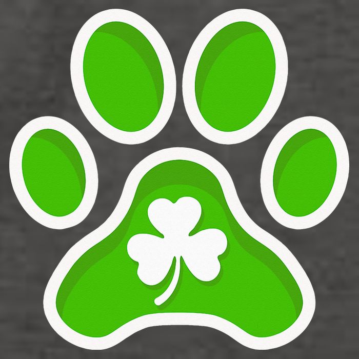 Shamrock Dog St. Patrick's Day Vector Backpack