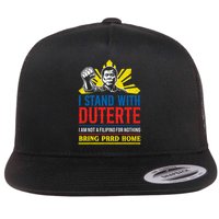 Support Duterte – Stand with Duterte Against ICC Charges  Flat Bill Trucker Hat