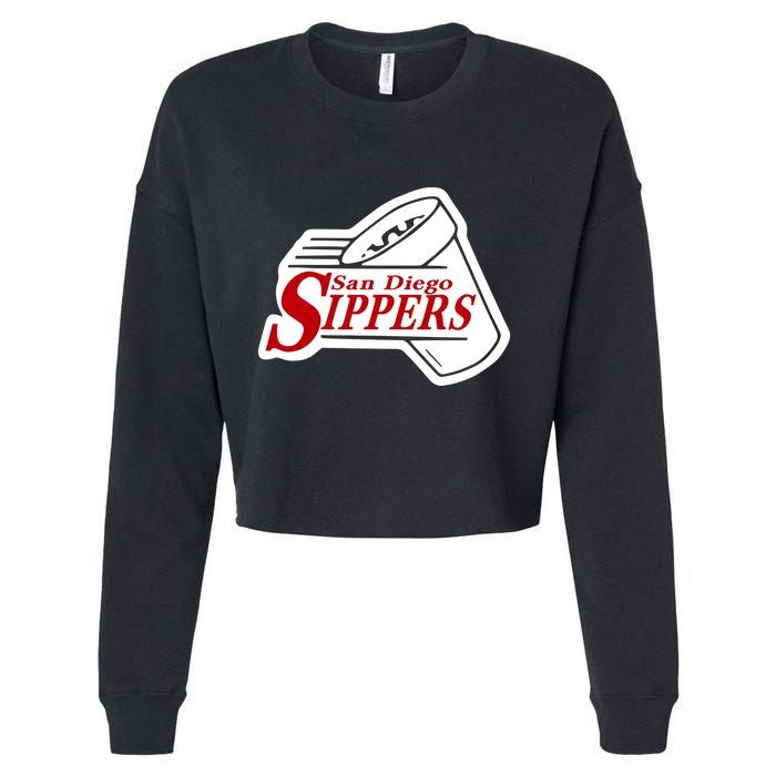 San Diego Sippers Cropped Pullover Crew