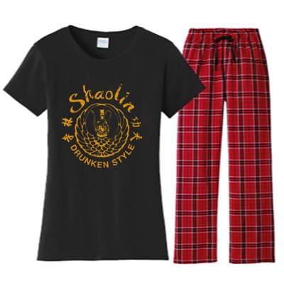 Shaolin Drunken Style Kung Fu Martial Arts Women's Flannel Pajama Set