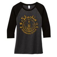 Shaolin Drunken Style Kung Fu Martial Arts Women's Tri-Blend 3/4-Sleeve Raglan Shirt