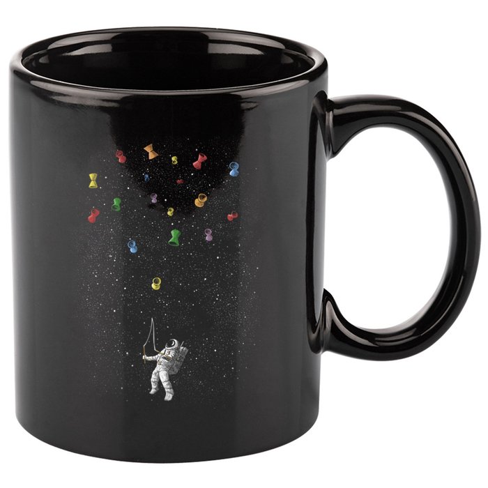 Space Diabolo 11oz C Handle Ceramic Mug