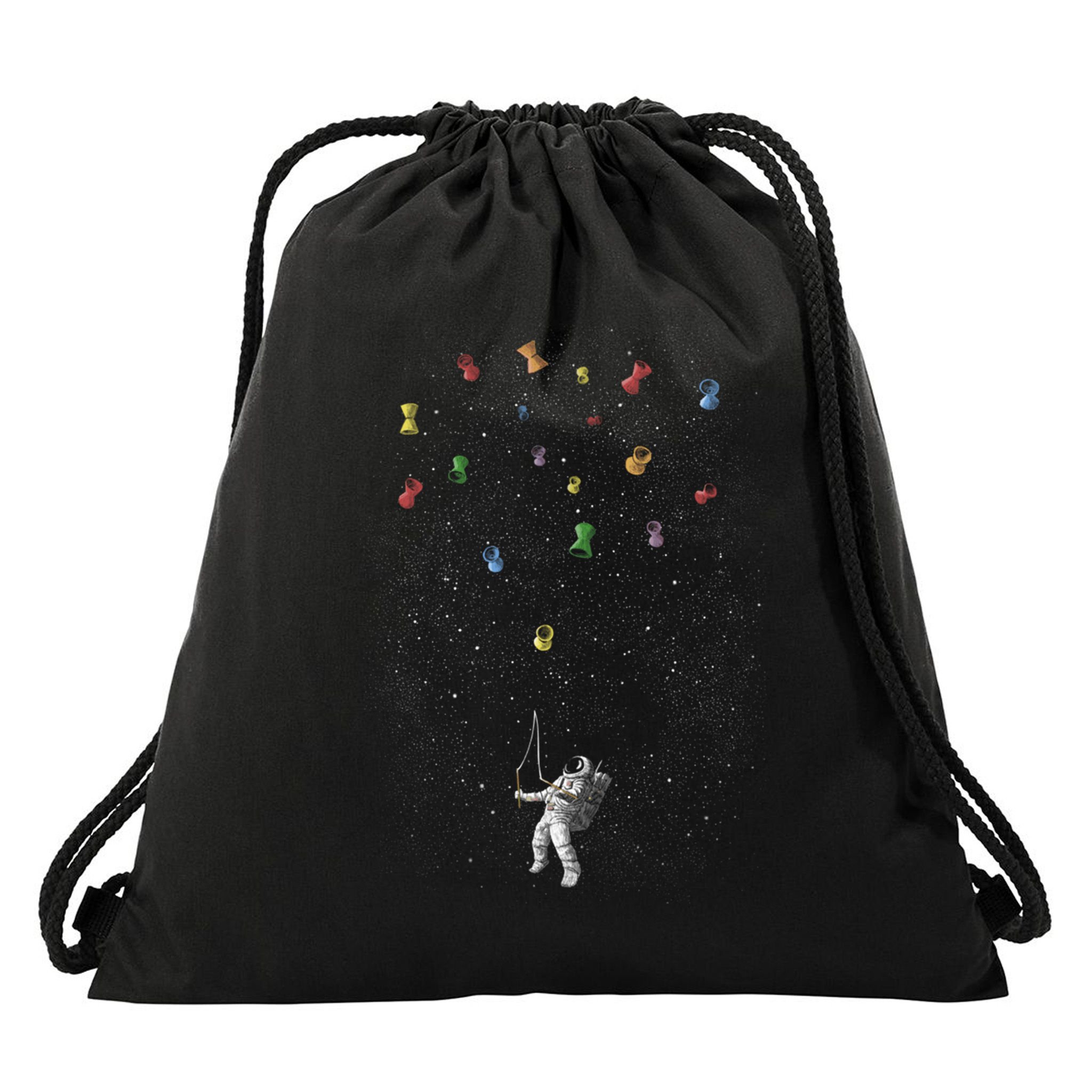 Space Diabolo Drawstring Bag