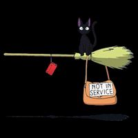 Studio Delivery Service Jiji Black Cat Anime Backpack