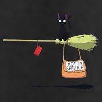 Studio Delivery Service Jiji Black Cat Anime Adult Drive Performance Visor