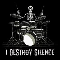 Skeleton Drummer Skull Drum Set Metal Rock Band Cooling Performance Crew T-Shirt