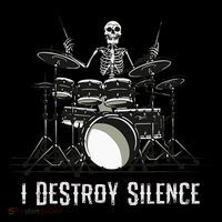 Skeleton Drummer Skull Drum Set Metal Rock Band Tall T-Shirt
